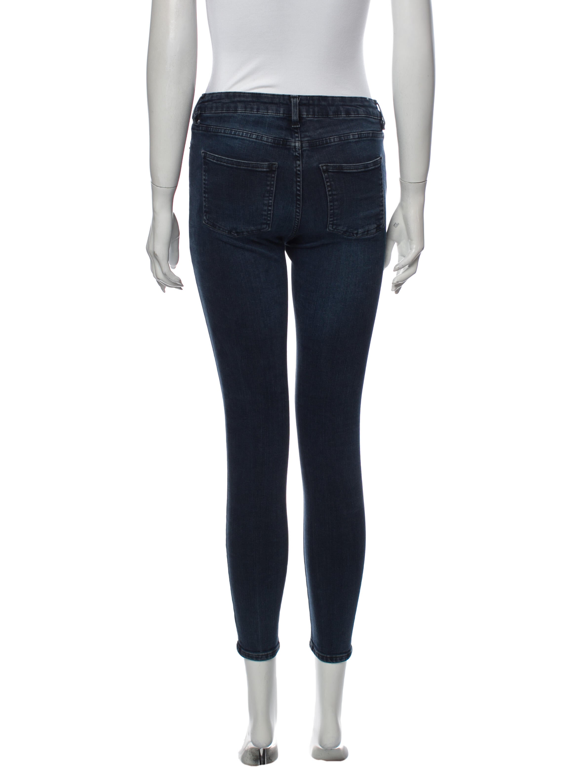 Acne Studios Mid-Rise Skinny Leg Jeans